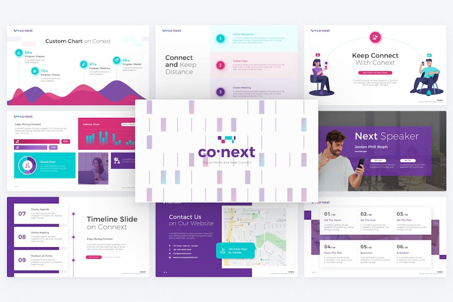 Conext-business-technology-powerpoint-template - PPT派