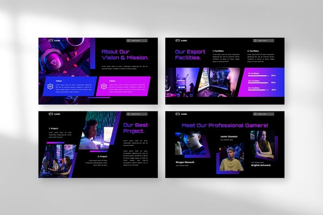 电竞游戏赛事策划运营方案Keynote模板 - PPT派