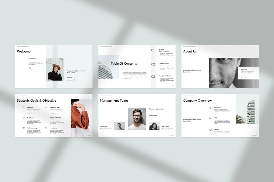 商务业务战略规划方案PPT模板 - PPT派