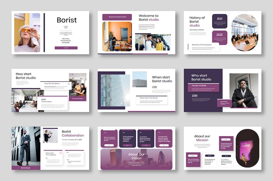 商务品牌形象设计推广PPT模板 - PPT派