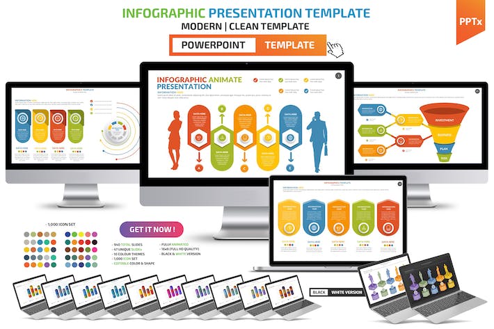 信息图-PowerPoint-模板- PPT派