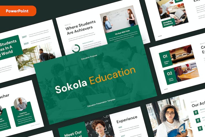 教育学校课程设计方案PPT模板 - PPT派