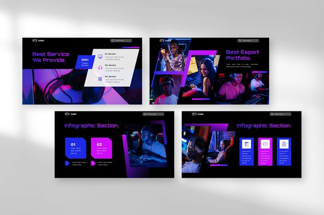 电竞游戏赛事策划运营方案Keynote模板 - PPT派