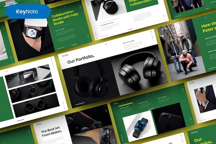 商务项目展示汇报总结方案Keynote模板 - PPT派