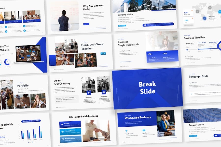 商务演讲展示方案PPT模板 - PPT派