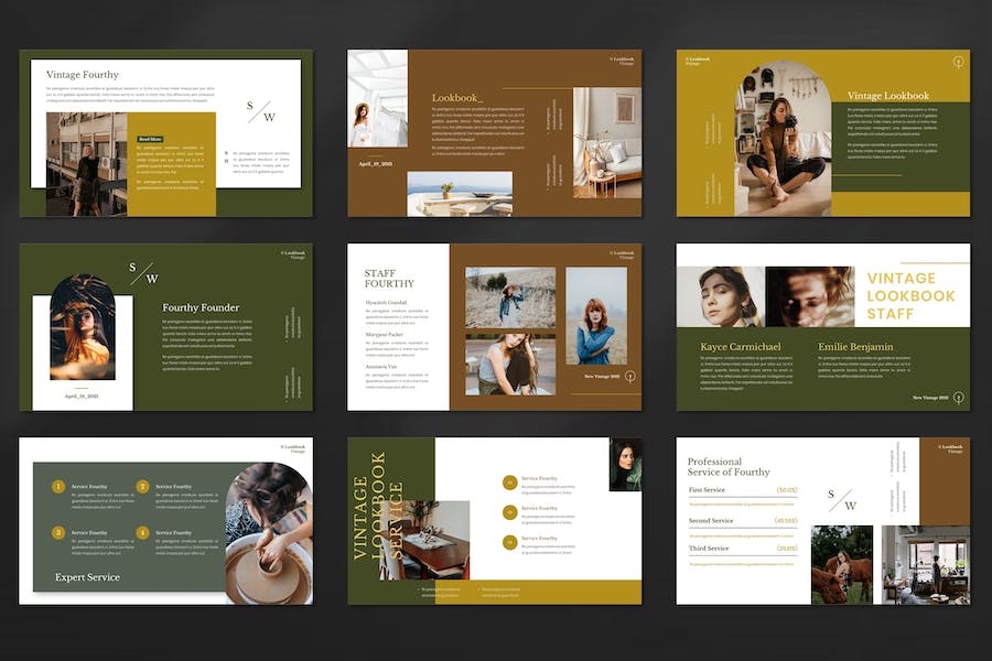 时尚品牌推广营销方案Keynote模板 - PPT派