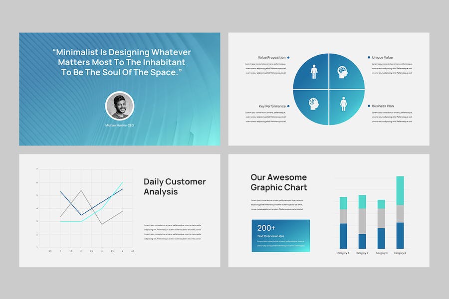 现代专业商务路演Keynote模板 - PPT派