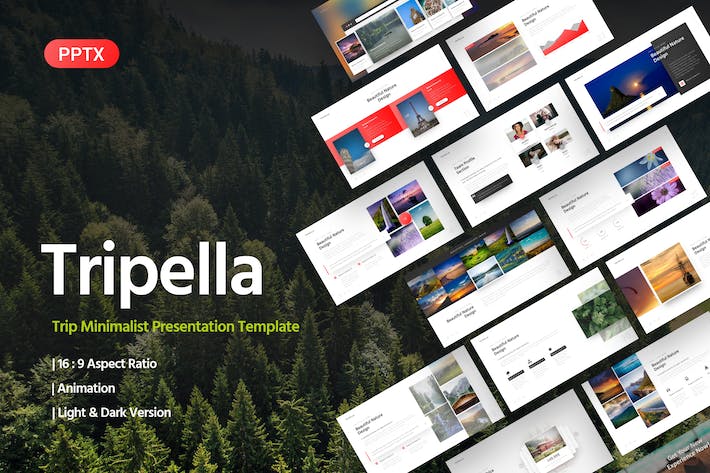 Tripella-Trip-PowerPoint-模板- PPT派