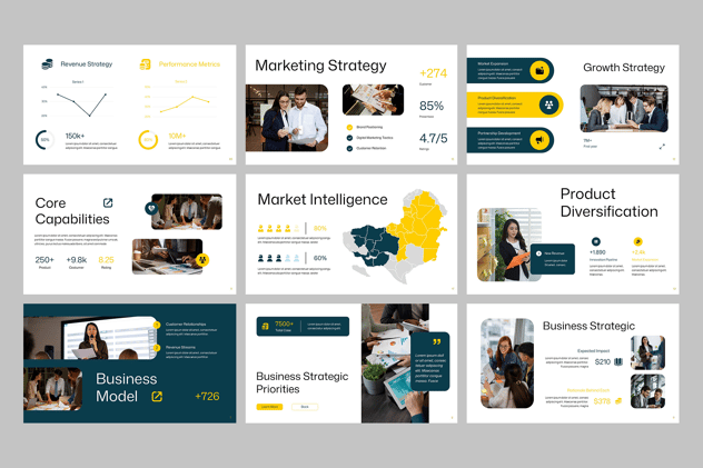 清洁商业策略方案演讲PPT模板 - PPT派