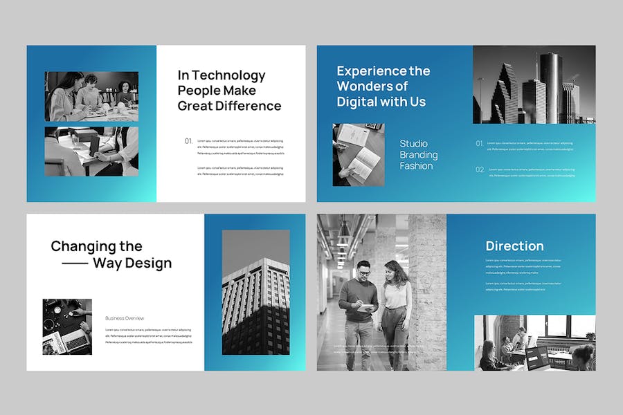 现代专业商务路演Keynote模板 - PPT派