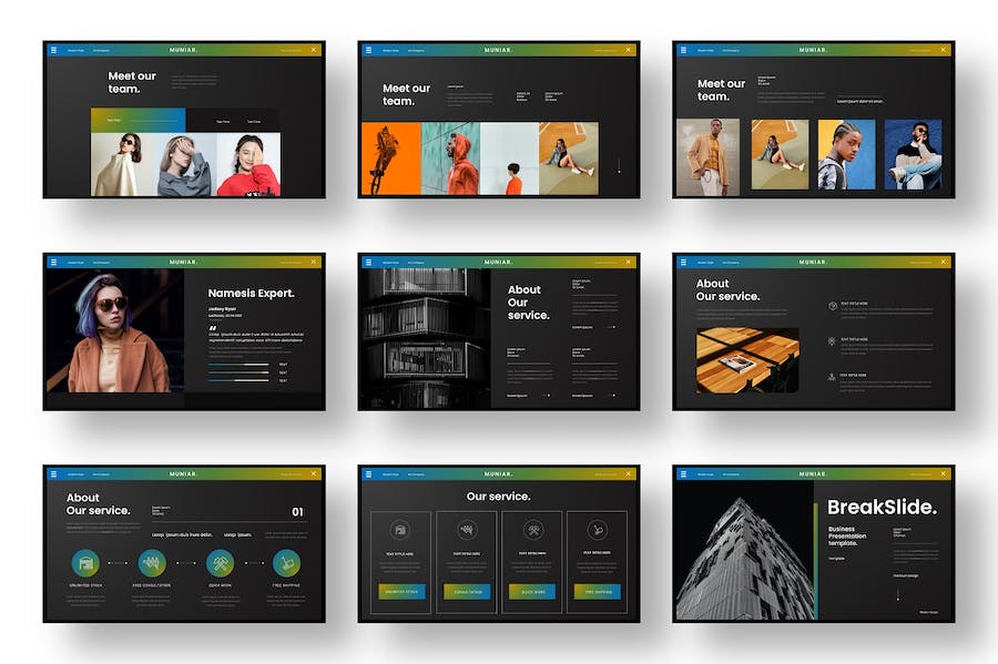 市政府公共服务项目推介宣传Keynote模板 - PPT派