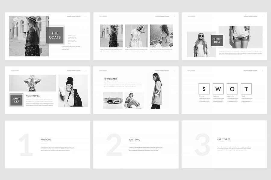 极简设计商务演讲方案PPT模板 - PPT派