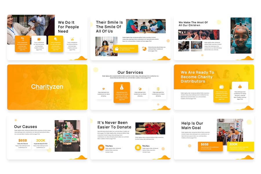 慈善机构文案策划宣传Keynote模板 - PPT派