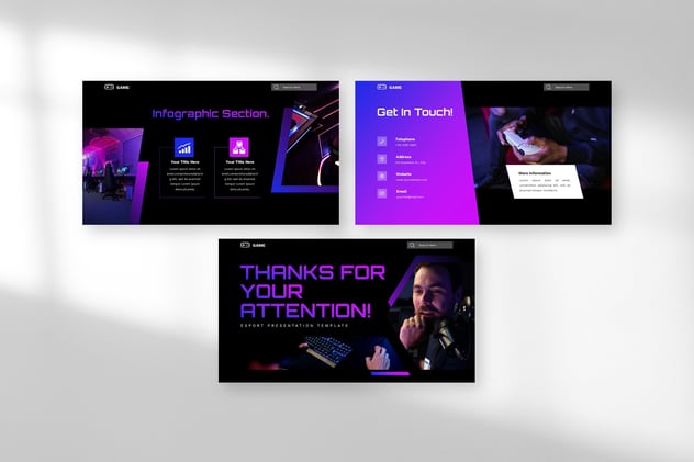 电竞游戏赛事策划运营方案Keynote模板 - PPT派