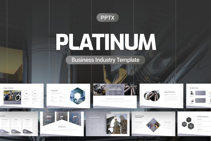 Platinum-business-industry-powerpoint-template- PPT派