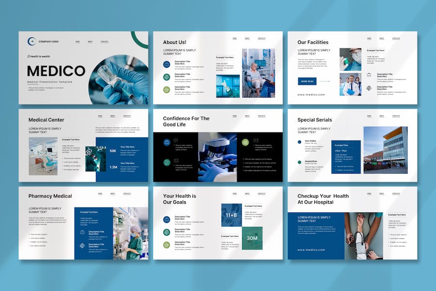 医疗诊疗技术方案介绍展示PPT模板 - PPT派