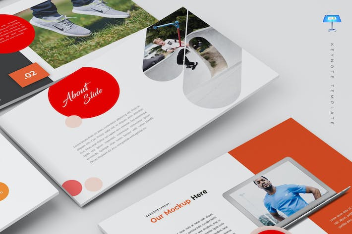 体育运动健身品牌推广宣传Keynote模板 - PPT派