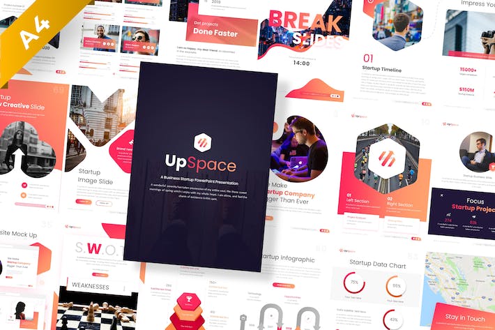 Upspace-纵向-stratup-PowerPoint-模板 - PPT派