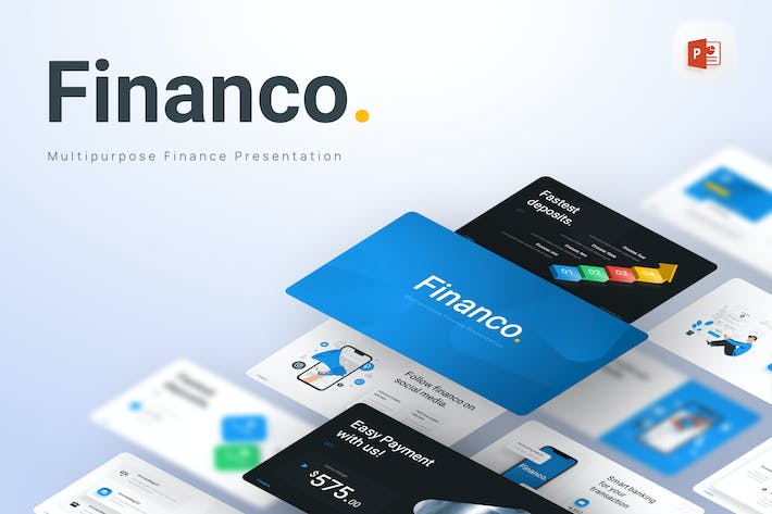 Financo-minimalist-finance-powerpoint-template- PPT派