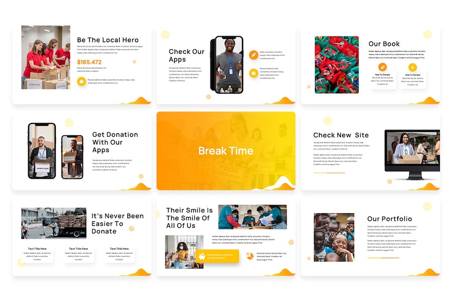 慈善机构文案策划宣传Keynote模板 - PPT派