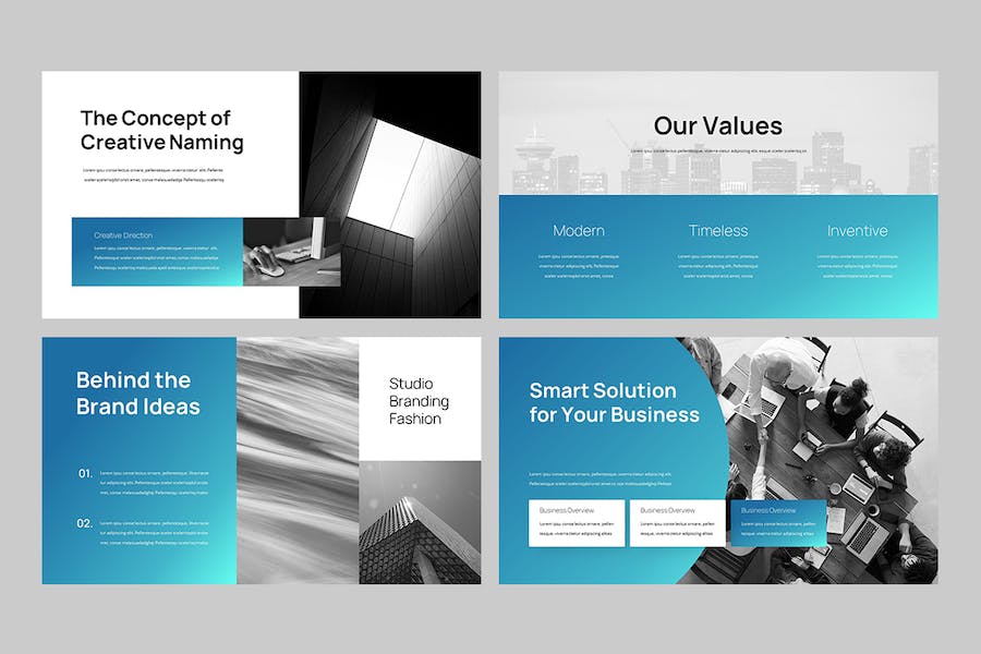 现代专业商务路演Keynote模板 - PPT派