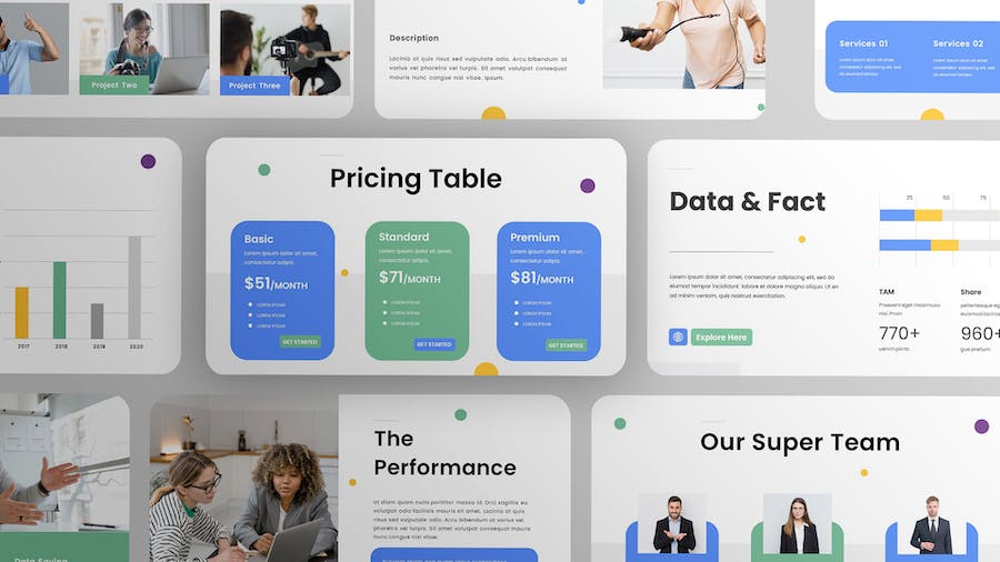 现代商务企业公司简介宣传PPT模板 - PPT派