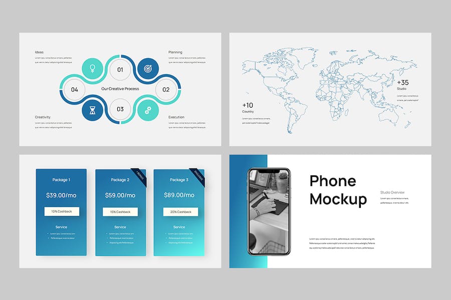 现代专业商务路演Keynote模板 - PPT派