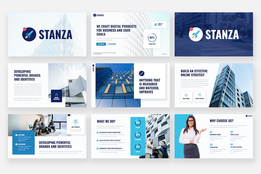 小型企业创业项目展示Keynote模板 - PPT派