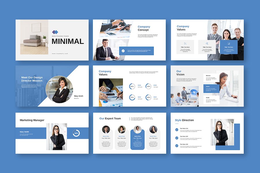 简约商业融资计划书PPT模板 - PPT派