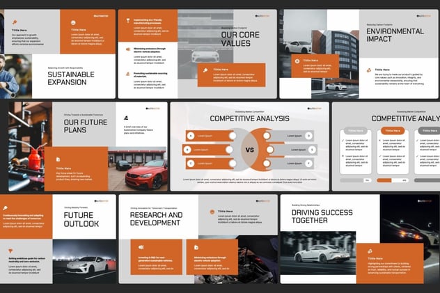 汽车产品信息介绍展示keynote模板 - PPT派