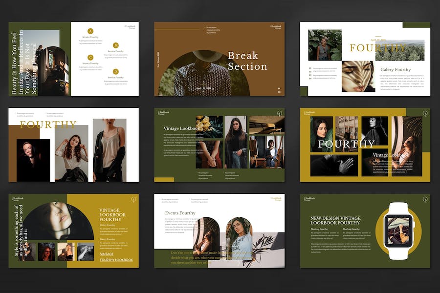 时尚品牌推广营销方案Keynote模板 - PPT派