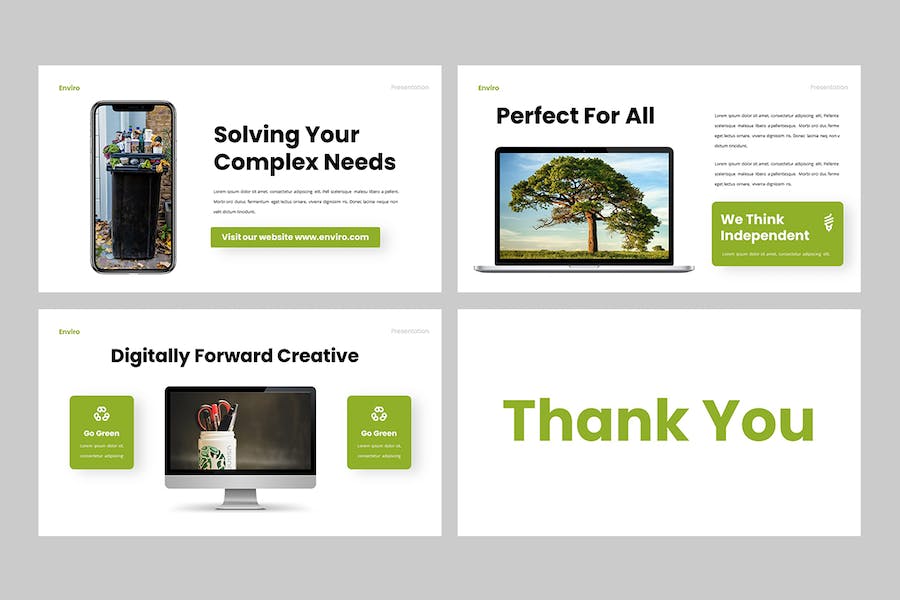 地球环境保护意识宣传教育PPT模板 - PPT派