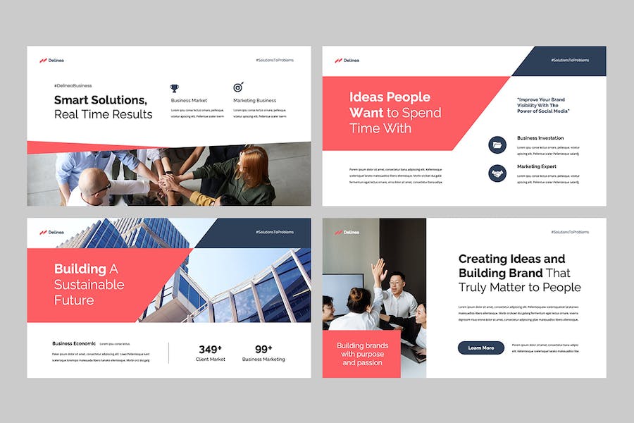 商务企业品牌推介宣传营销展示方案PPT模板 - PPT派