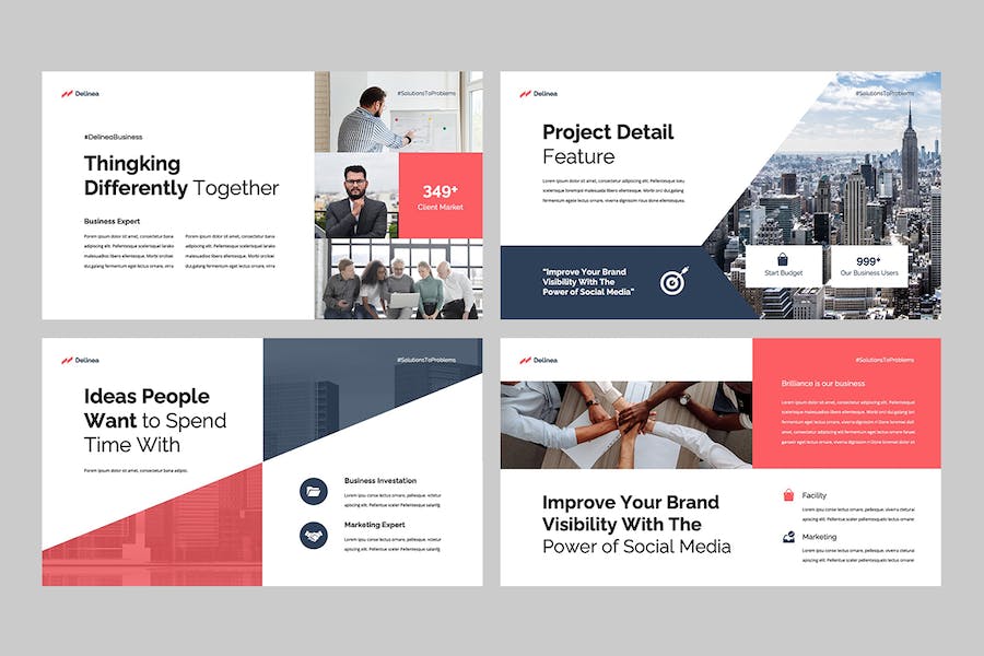 商务企业品牌推介宣传营销展示方案PPT模板 - PPT派