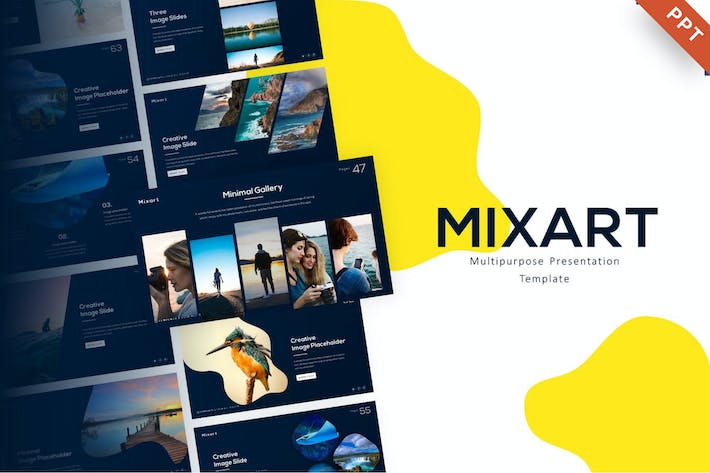 Mixart-multipurpose-creative-powerpoint-template- PPT派