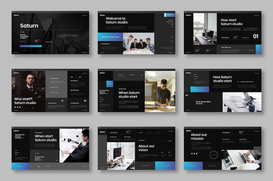 创意主题商务项目方案展示PPT模板 - PPT派