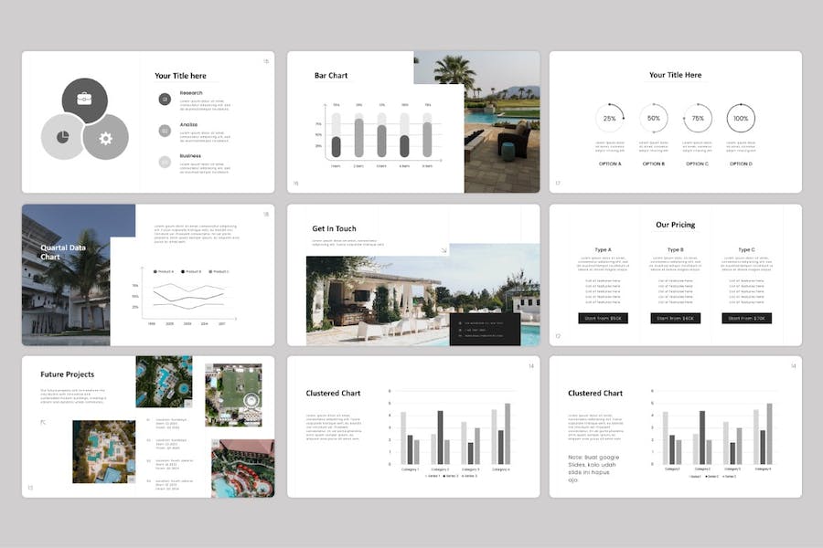 简洁风格物业公司注册Keynote模板 - PPT派