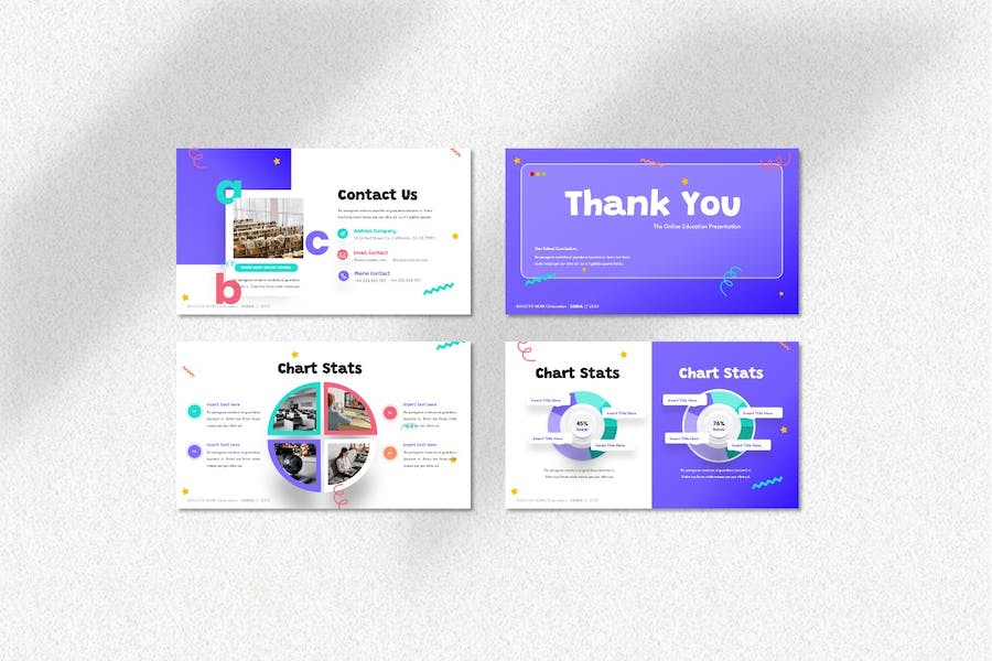 创意教育培训课程学习PPT模板 - PPT派