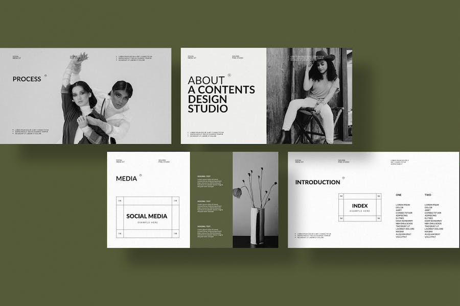 社交媒体营销运营Keynote模板 - PPT派