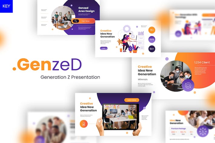 创意商业品牌推广Keynote模板 - PPT派