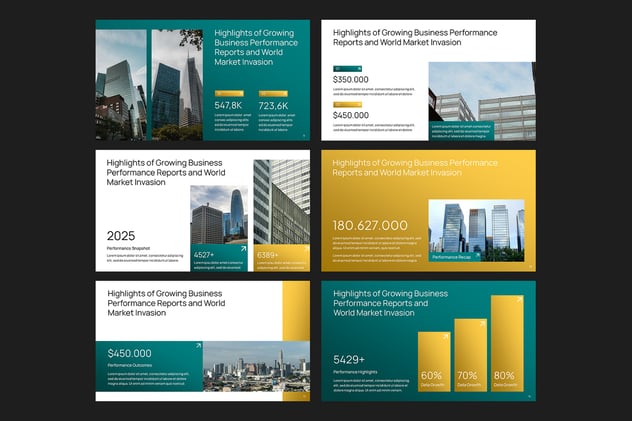 执行情况报告业绩分析方案PPT模板 - PPT派