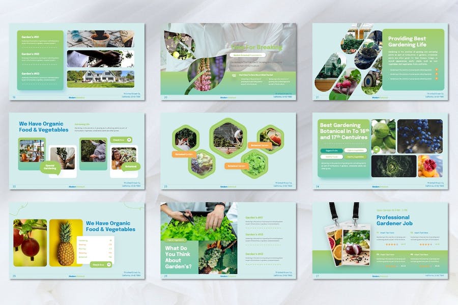 园艺植物品牌推广宣传Keynote模板 - PPT派
