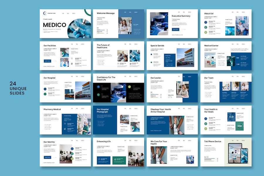 医疗诊疗技术方案介绍展示PPT模板 - PPT派