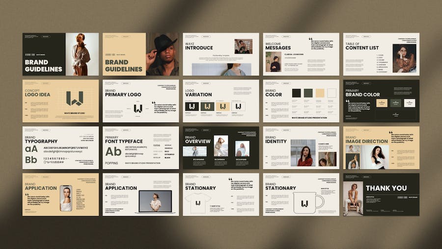 高级品牌指导方针Keynote主题演讲 - PPT派