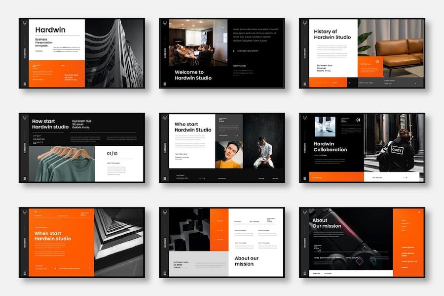 商业企业品牌宣传推广策略Keynote模板 - PPT派