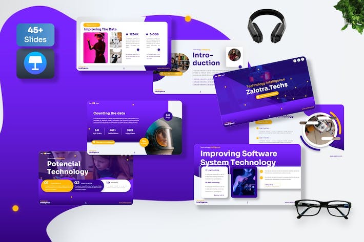 科技技术创新方案展示Keynote模板 - PPT派