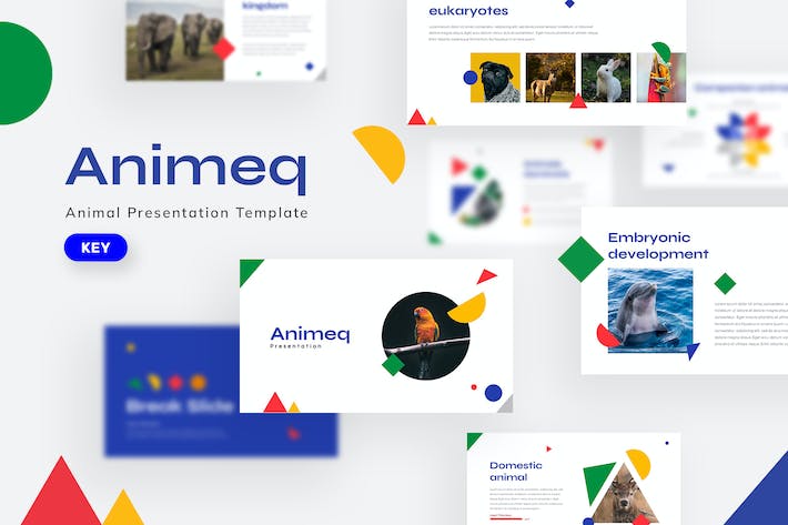 趣味动画风流程Keynote模板 - PPT派