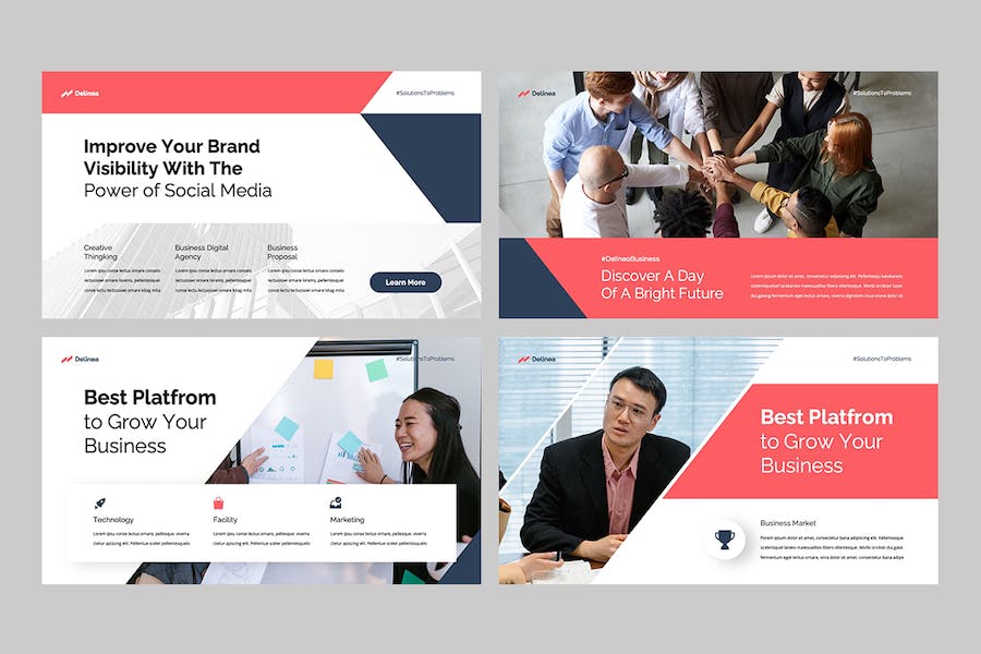 商务企业品牌推介宣传营销展示方案PPT模板 - PPT派