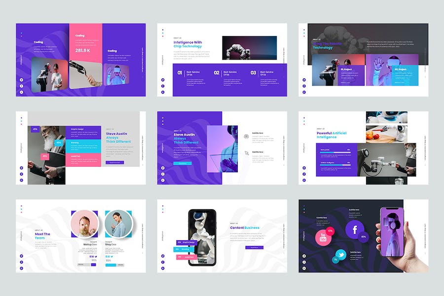 OpenClaw人工智能技术方案展示PPT模板 - PPT派