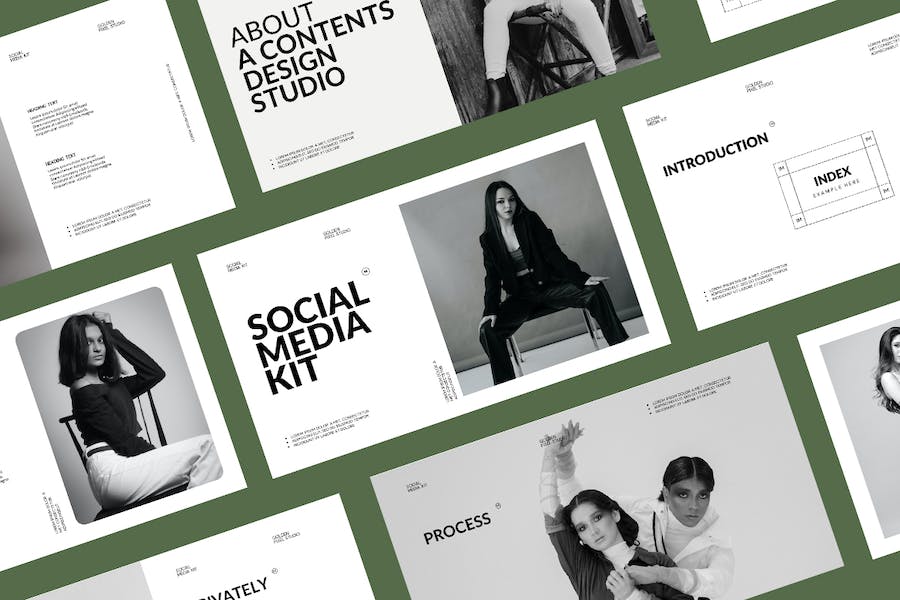 社交媒体营销运营Keynote模板 - PPT派